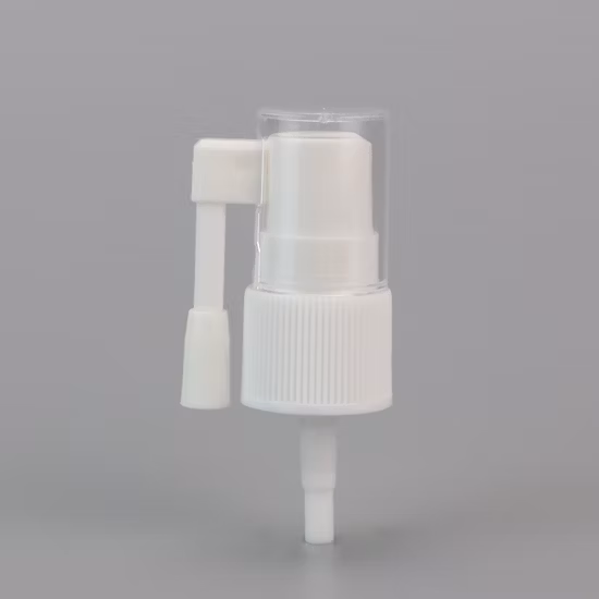 PP White Oral Sprayer with Long Nozzle Pharmaceutical Sprayer Pump for Mecical Bottle by Kinpack