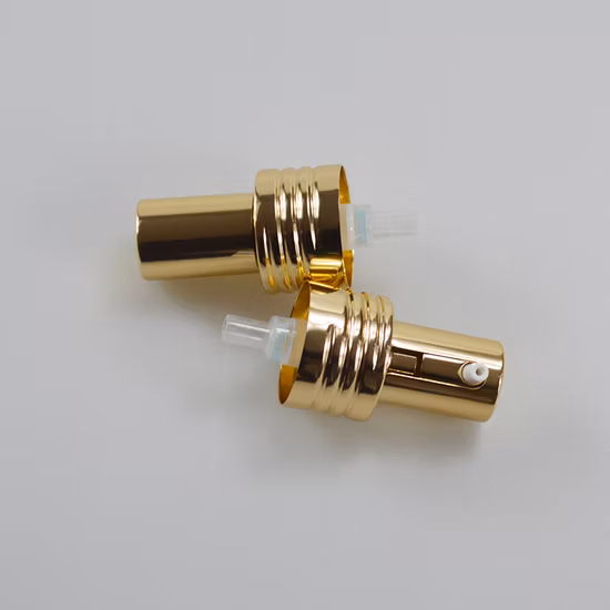 Tampa de plástico de 24 mm em plástico dourado e prateado