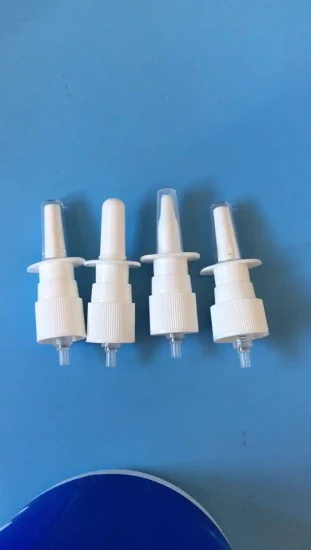 Pulverizador nasal da névoa da bomba de pulverizador nasal para a dosagem farmacêutica da embalagem 50mcl 100mcl