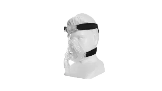 Acessórios para máquina CPAP com clipes de arnês ajustáveis ​​Máscara facial completa